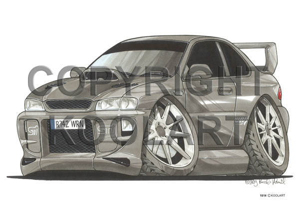 Subaru Impreza Sti Grey (SKU1814)