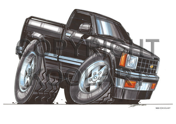Chevrolet Pickup S10 Black (SKU1833)