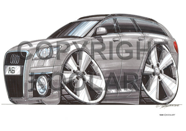 Audi A6 Avant Silver (SKU1849)