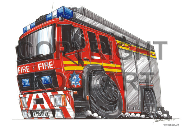 Mercedes Fire Engine Red (SKU1860)