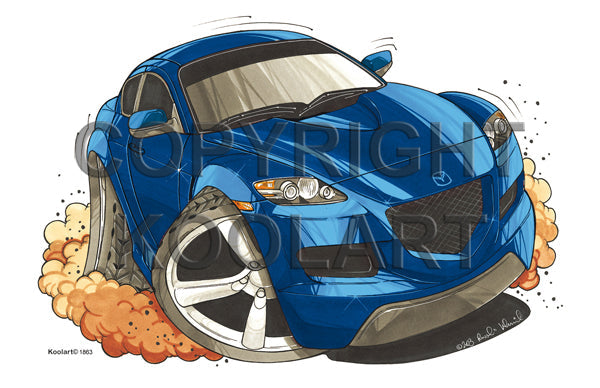 Mazda RX8 Blue (SKU1863)