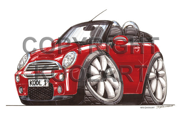 Mini Cooper Cabriolet Red (SKU1870)
