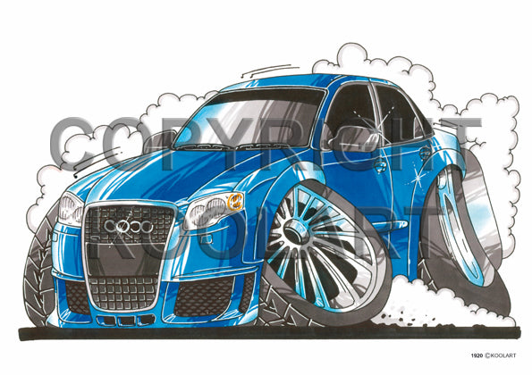 Audi A4 Blue (SKU1920)