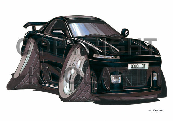 Mitsubishi 3000 Gt Black (SKU1987)