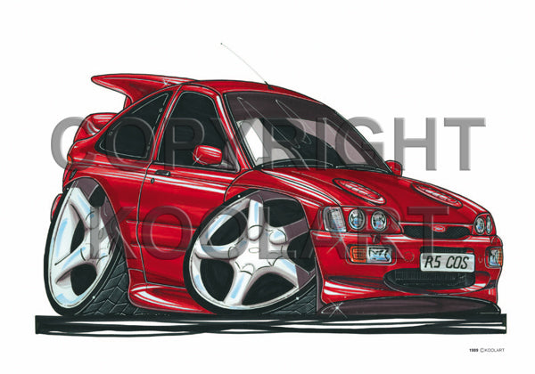 Ford Escort Cosworth Red (SKU1989)