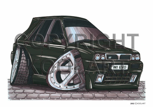 Lancia Integrale Black (SKU2002)