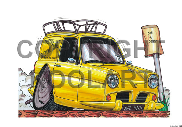 Reliant Robin (Del Boys) Yellow (SKU200)