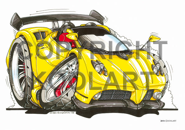 Pagani Zonda Roadster Yellow (SKU2019)
