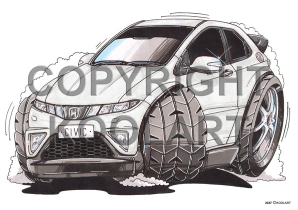 Honda Civic White (SKU2037)