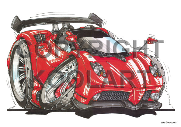 Pagani Zonda Roadster Red (SKU2043)