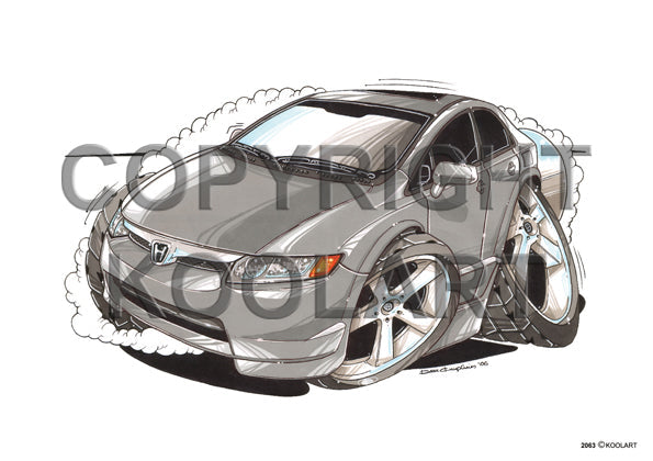 Honda Civic Sedan Grey (SKU2063)