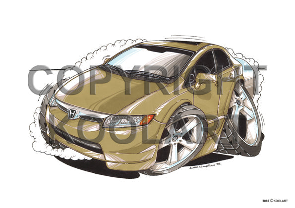Honda Civic Sedan Olive (SKU2065)