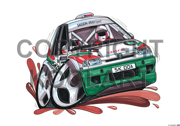 Skoda Felcia Rally Factory Livery (SKU207)