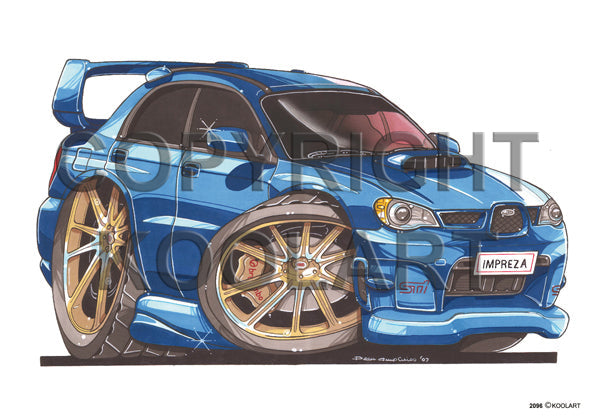 Subaru Impreza WRX Blue (SKU2096)
