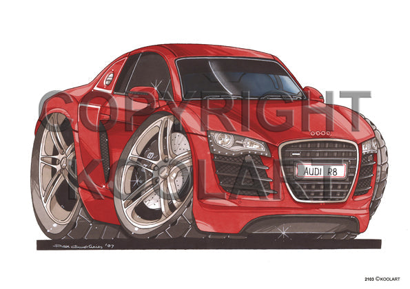 Audi R8 Red (SKU2103)