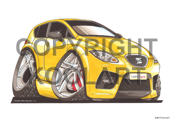 Seat Leon Cupra Yellow (SKU2139)