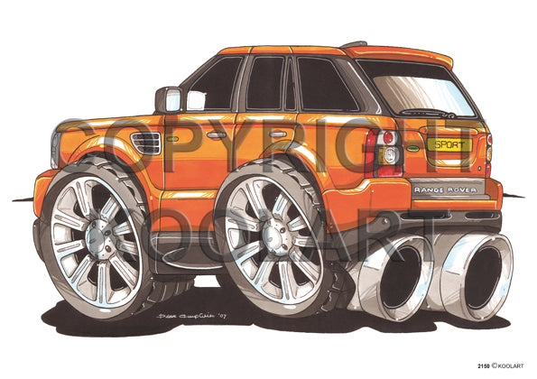 Range Rover Sport Orange (SKU2150)