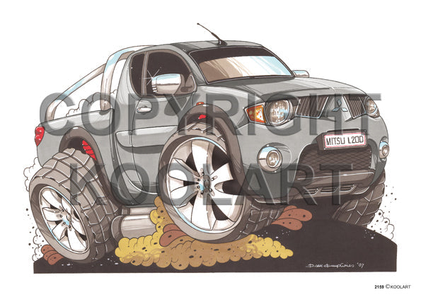 Mitsubishi L200 Silver Pick Up (SKU2159)