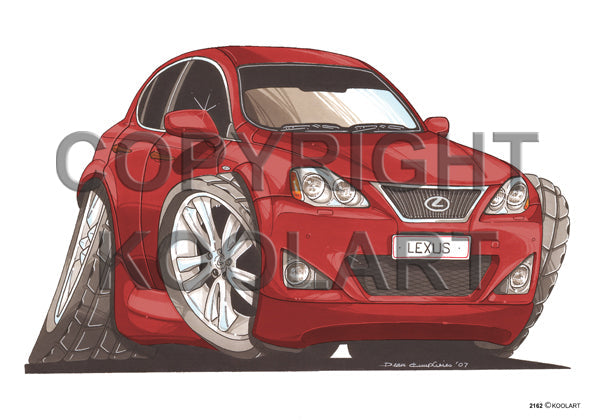 Lexus IS250 Red (SKU2162)