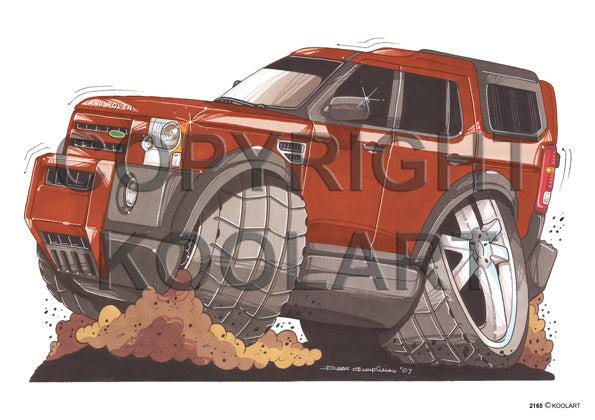 Land Rover Discovery Red (SKU2165)