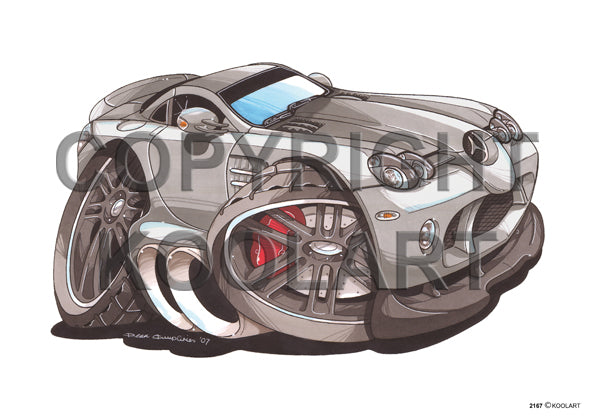 Mercedes SLR Silver (SKU2167)