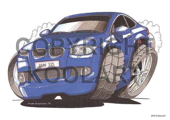 BMW 335I Blue (SKU2173)