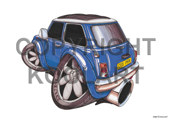 Mini Cooper Blue (SKU2192)