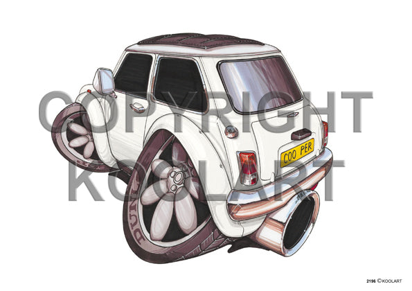 Mini Cooper White (SKU2196)