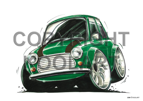 Mini Cooper Green/Black (SKU2200)