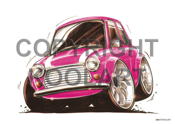 Mini Cooper Pink/White (SKU2202)