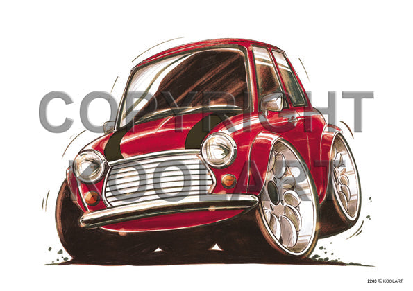 Mini Cooper Red/Black (SKU2203)