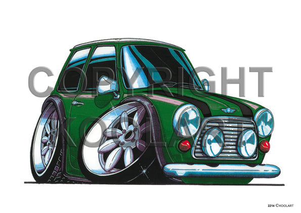 Mini Cooper Green/Black (SKU2214)