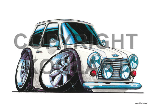 Mini Cooper White (SKU2221)