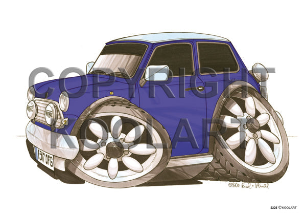 Mini Cooper Blue (SKU2225)