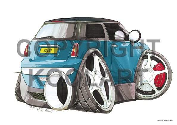 Mini Cooper New Rear Blue/Black (SKU2233)