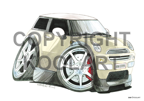 Mini Cooper New White (SKU2260)
