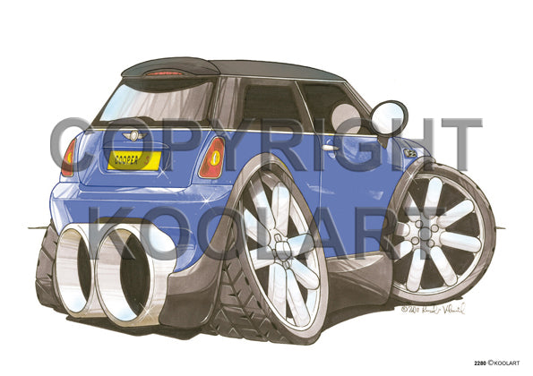 Mini Cooper S Blue/Black (SKU2280)