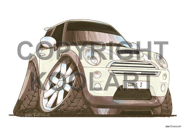 Mini Cooper S White (SKU2303)