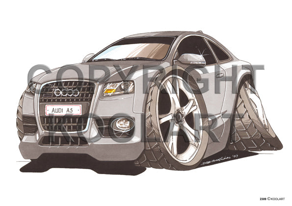 Audi A5 Silver (SKU2309)