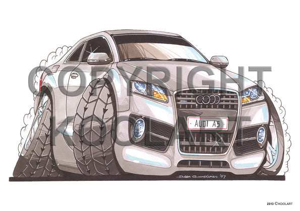 Audi A5 Silver (SKU2313)