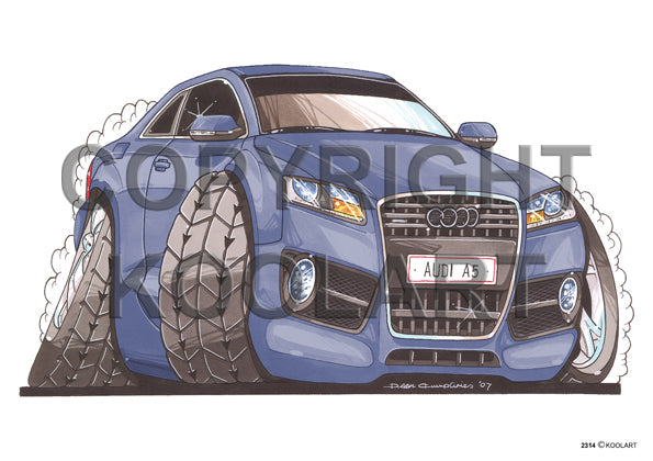 Audi A5 Blue (SKU2314)