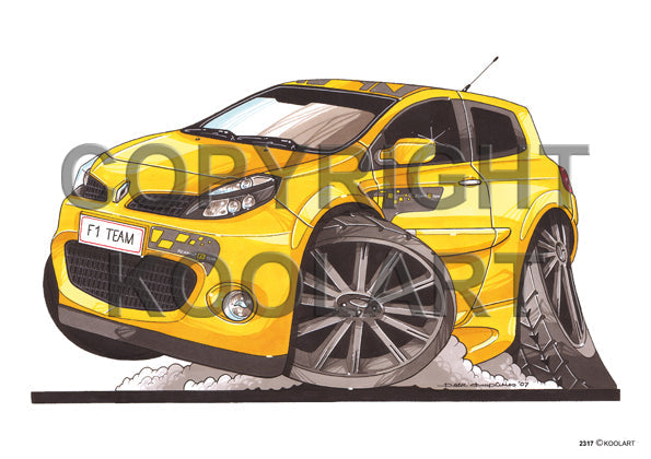 Renault Clio 197 F1 Yellow (SKU2317)
