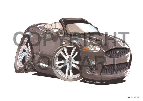 Jaguar XKR Convertible Grey (SKU2337)