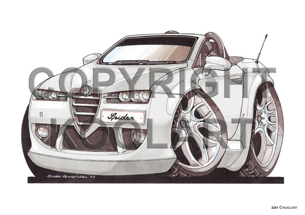 Alfa Romeo Spider Silver (SKU2351)