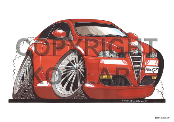 Alfa Romeo GT Red (SKU2352)