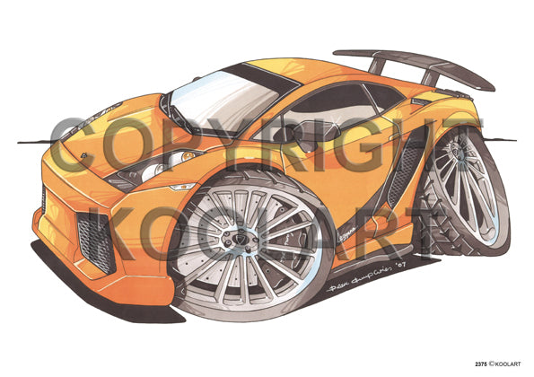 Lamborghini Superleggera Orange (SKU2375)