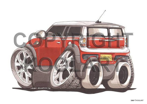 Mini Clubman Red (SKU2383)
