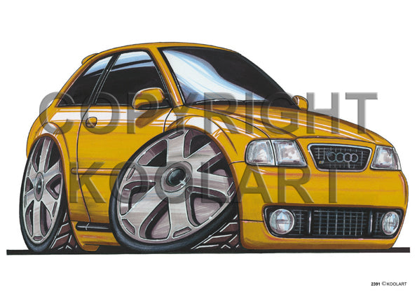 Audi A3 Quattro Gold (SKU2391)