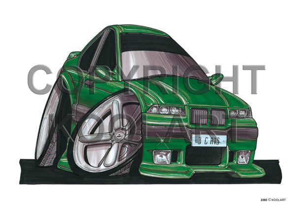 BMW M3 E36 Green (SKU2393)