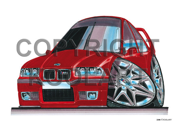 BMW M3 E36 Red (SKU2396)